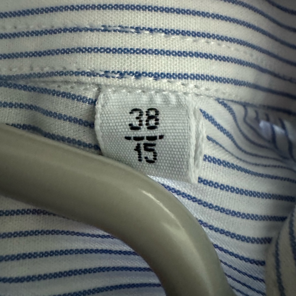 Blue/White Striped Button Down - image 4